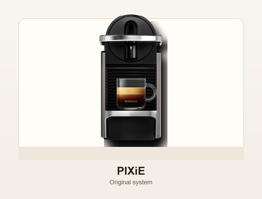 De'Longhi Nespresso Pixie EN127.S 银色胶囊咖啡机