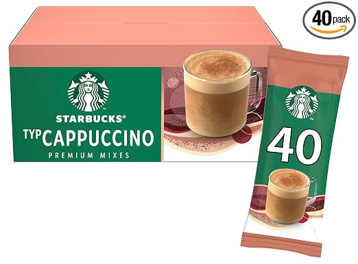 Amazon：40 条 Starbucks 卡布奇诺冲饮粉订阅价 14.53 欧元