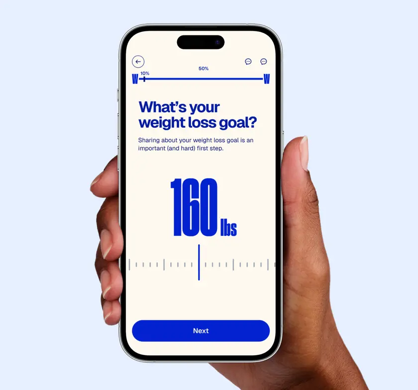 Offizielle WeightWatchers-App mit einer Zielabfrage