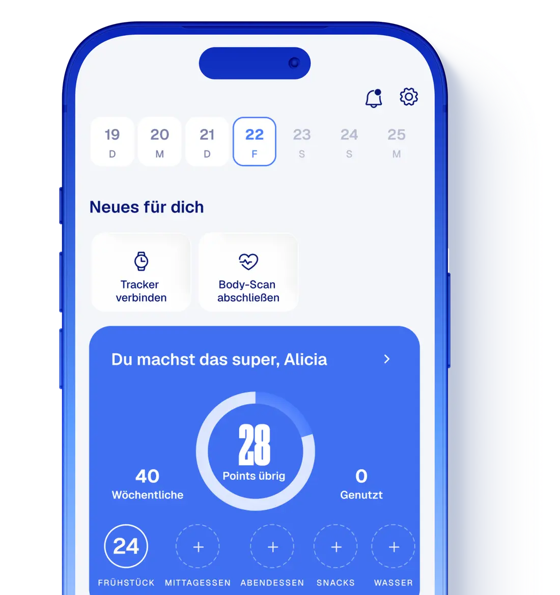 Offizielle deutsche WeightWatchers-App mit Points, Tracker und Body-Scan