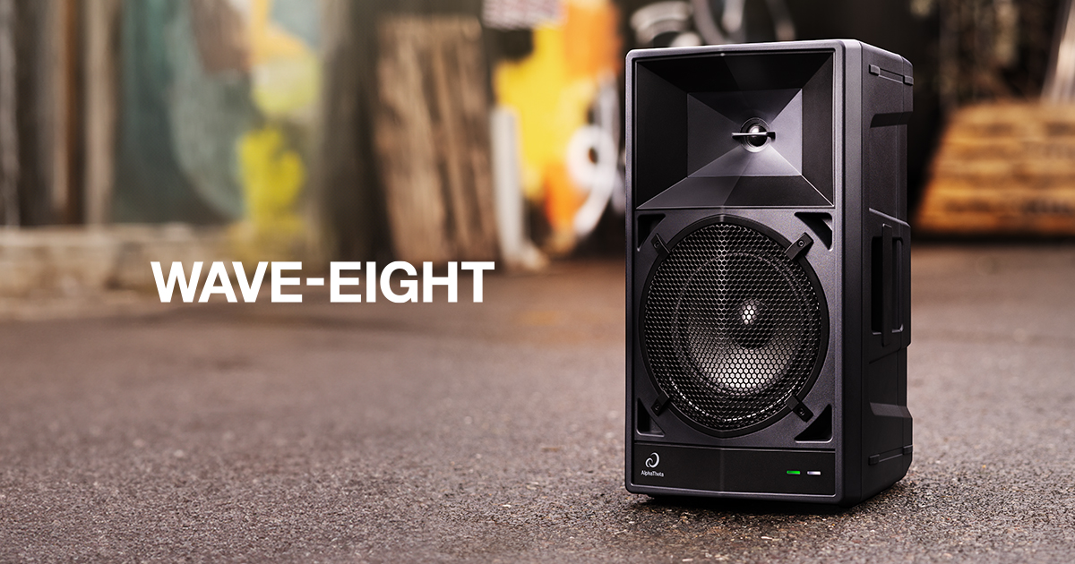 AlphaTheta WAVE-EIGHT Portable DJ Speaker