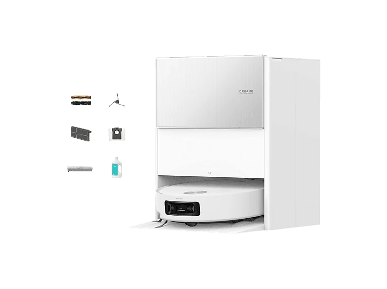 Dreame Aqua10 Ultra Roller Complete White mit Basisstation und Zubehör