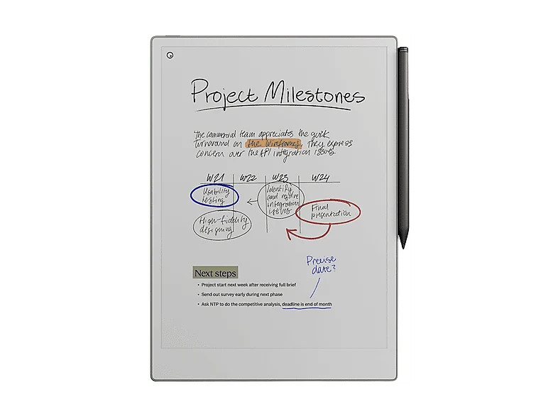 reMarkable Paper Pro mit 11,8-Zoll-Farbdisplay und Marker Plus