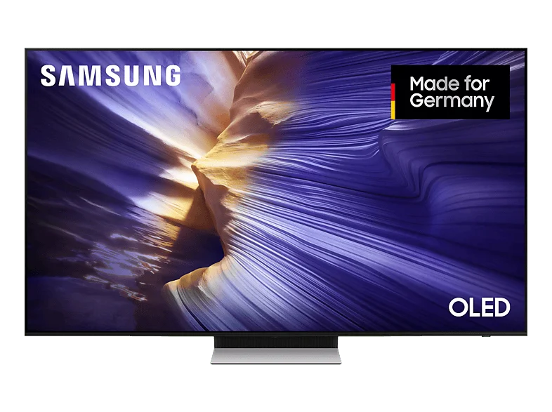 Samsung GQ77S90F 77-Zoll-OLED-TV auf dem offiziellen Produktbild