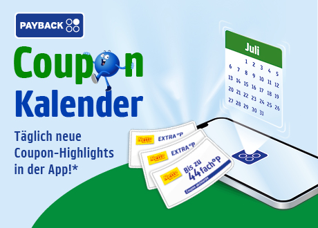 PAYBACK Coupon-Kalender 2026 bis zu 44fach Punkte