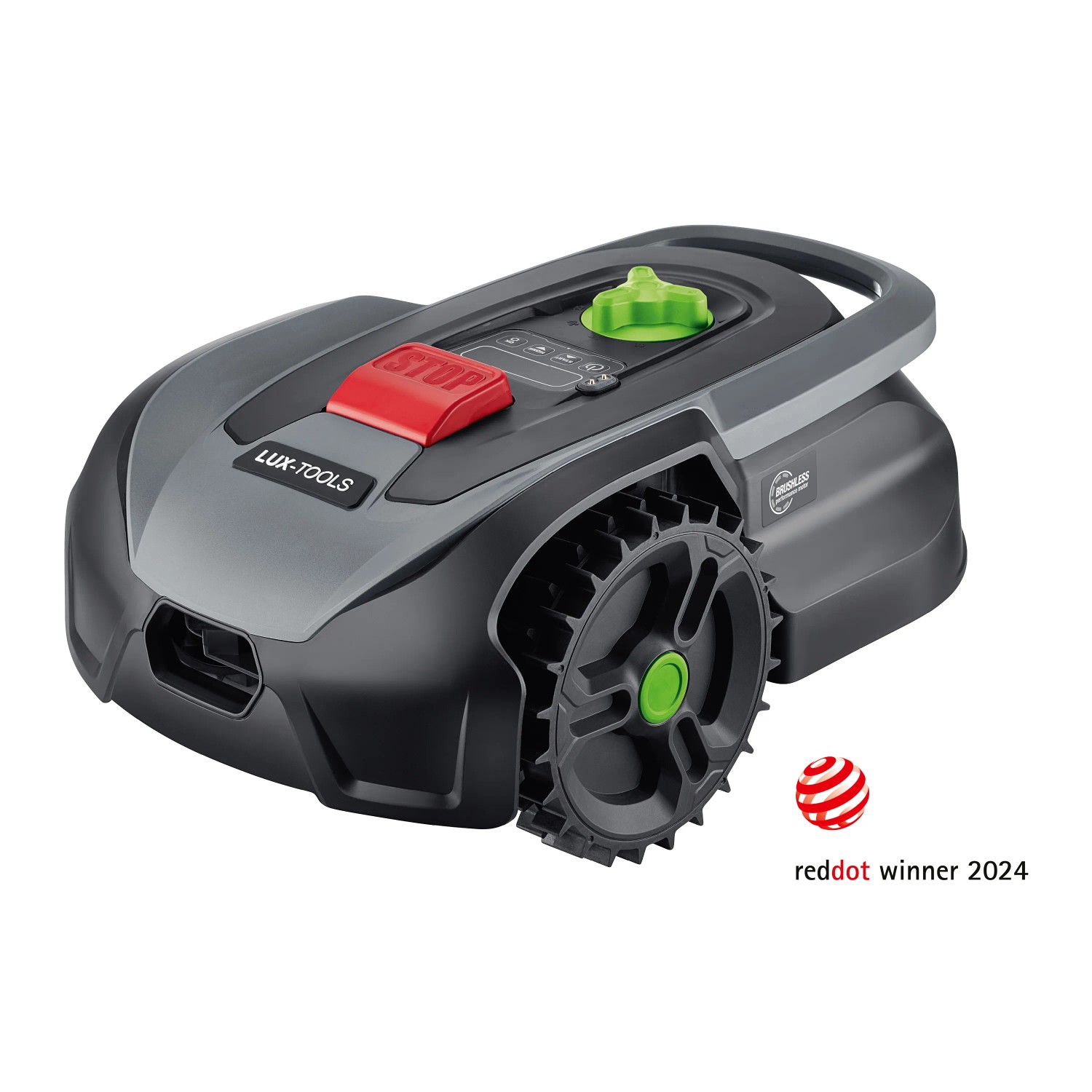 Offizielles OBI Produktbild des LUX-TOOLS A-RMR-300-24 Mähroboters