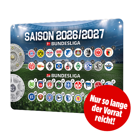 Bundesliga Magnettabelle 2026 2027 mit BILDplus