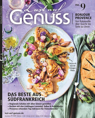 Cover der Burda Foodshop Zeitschrift Lust auf Genuss Ausgabe 9 2026