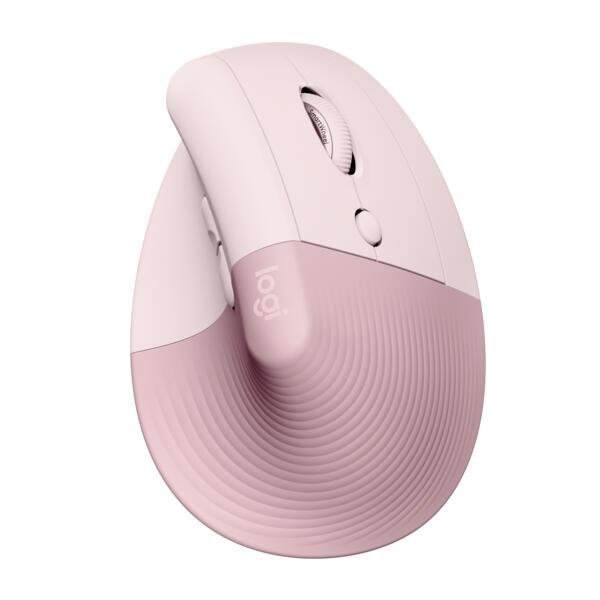 Logitech Lift Vertical Ergonomic Mouse Rose 910-006478