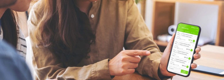 Freunde auf Reisen im offiziellen deutschen FlixBus App Motiv