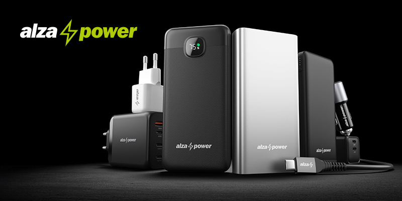 AlzaPower-Ladegeräte, Powerbanks, Batterien und Kabel