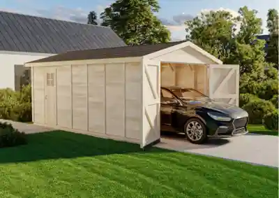 Alpholz-Skagen-B-Ware-Garagen bei Gartenhaus.com