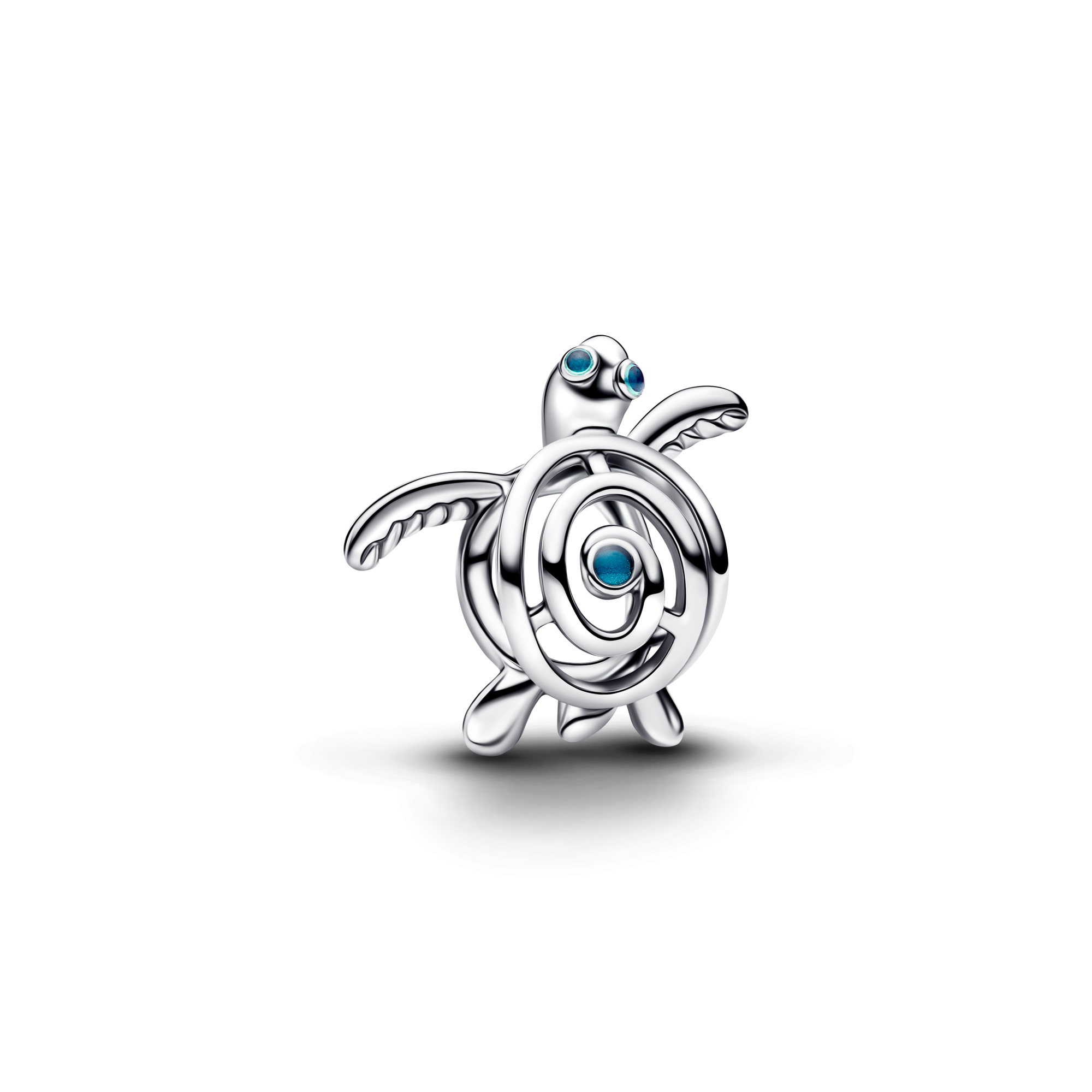 Pandora Meeresschildkröten-Charm aus Sterling-Silber und Emaille