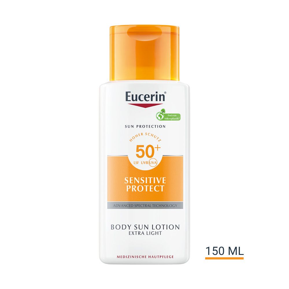 Eucerin Sensitive Protect Body Sun Lotion Extra Light LSF 50+ Produktbild