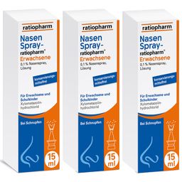 NasenSpray ratiopharm Erwachsene 3x15 ml