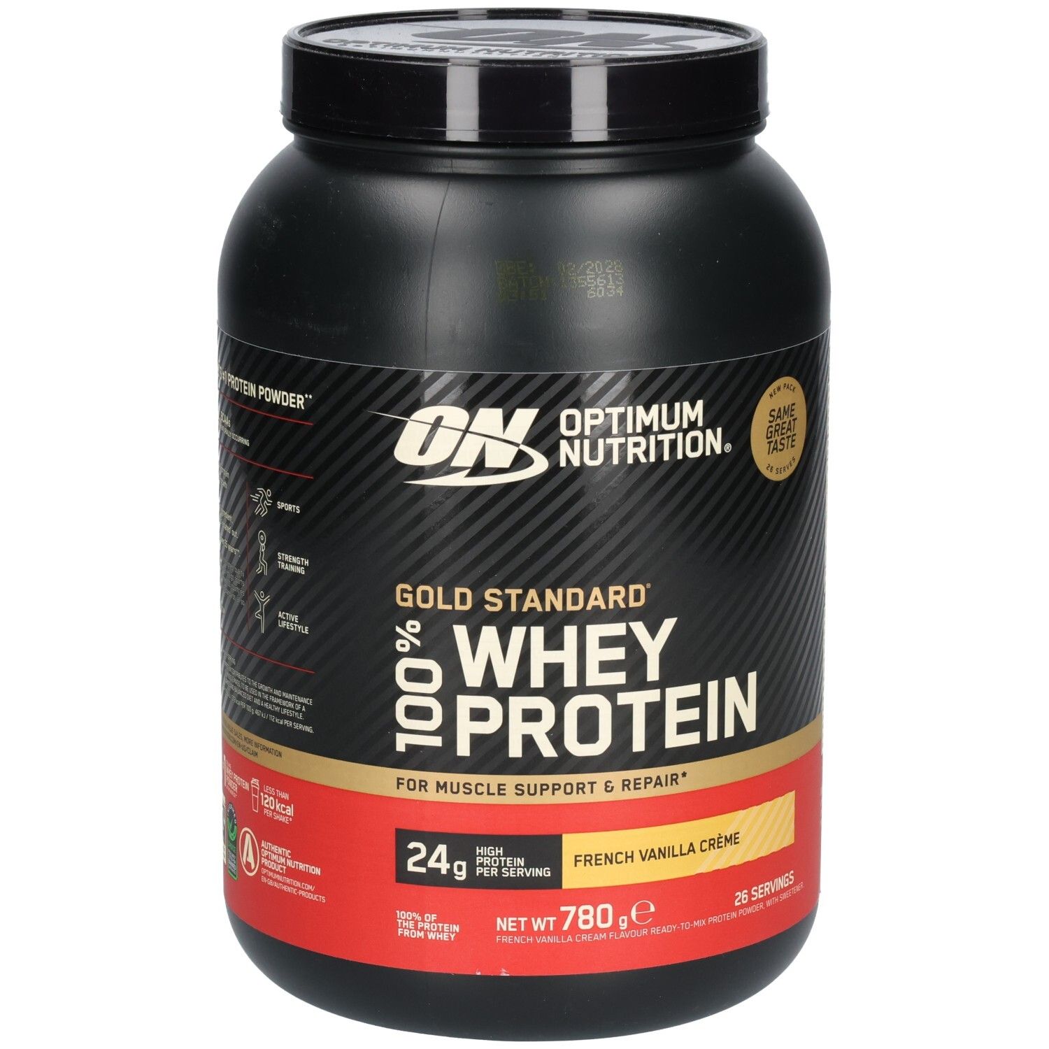 Optimum Nutrition Gold Standard 100% Whey French Vanilla Creme 780 Gramm
