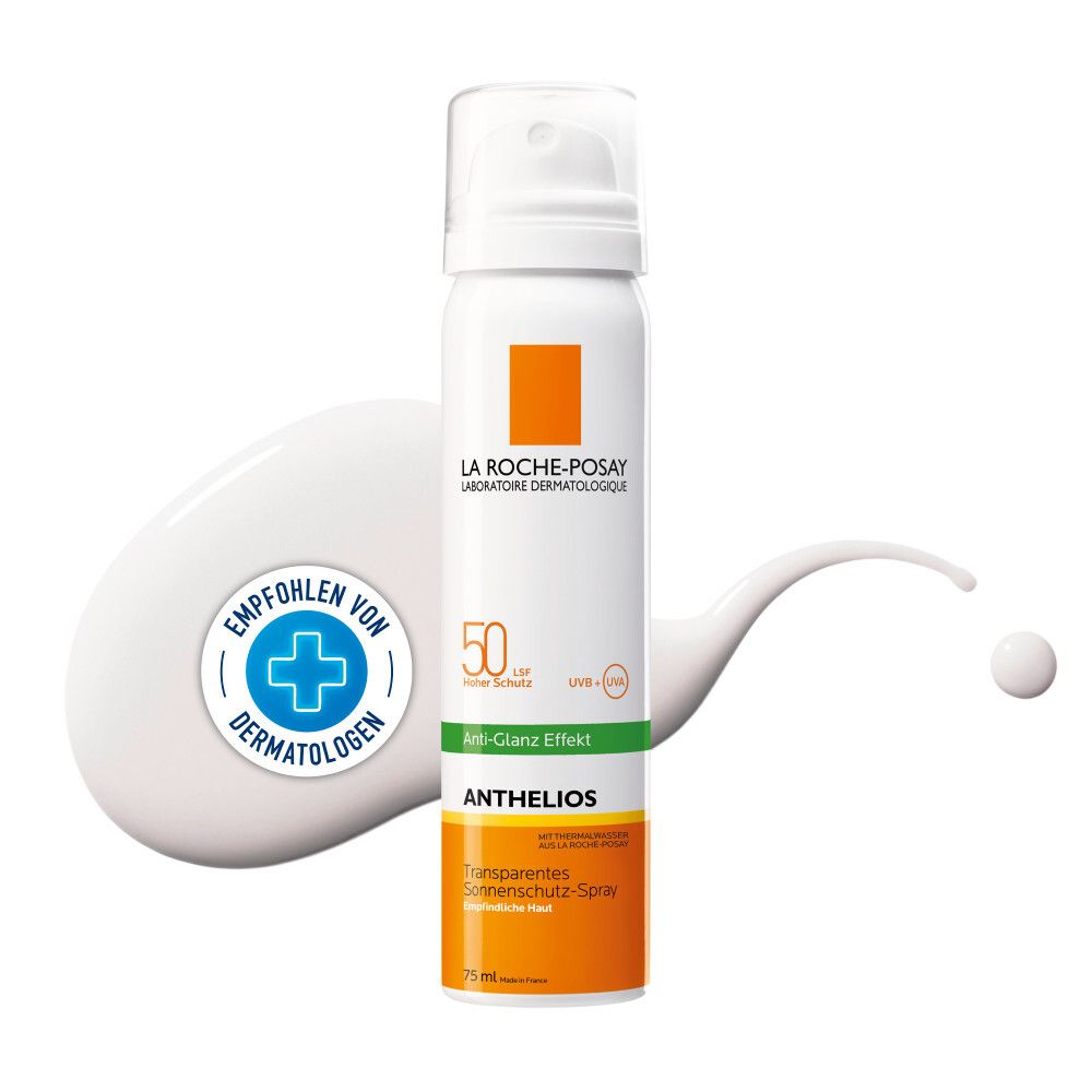 La Roche-Posay Anthelios transparentes Anti-Glanz Spray LSF 50 75 ml