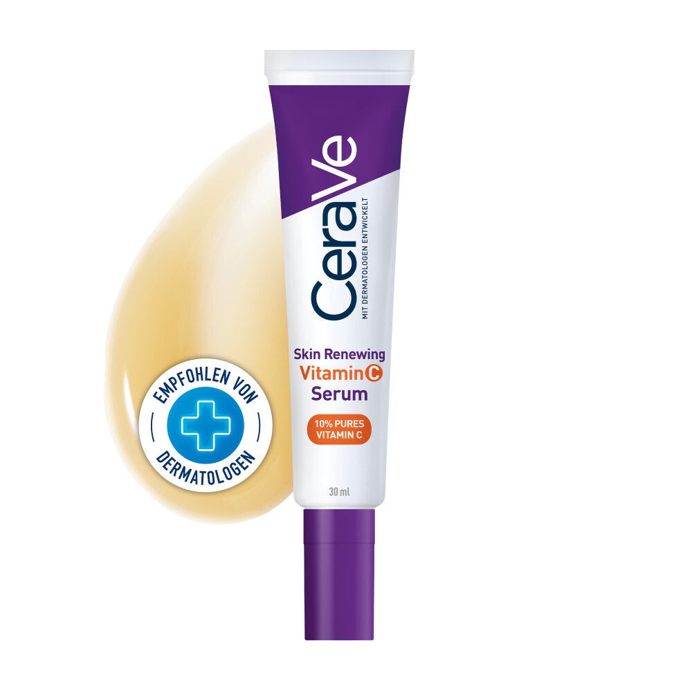 CeraVe Skin Renewing Vitamin C Serum mit 10 Prozent reinem Vitamin C, 30 ml