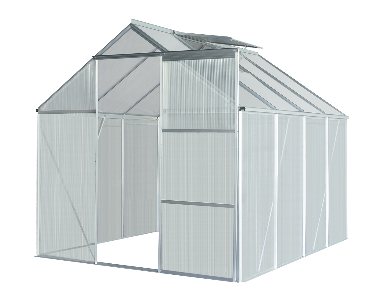 Offizielles NORMA24 Bild des GreenYard Boston Aluminium-Gewächshauses
