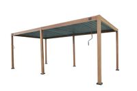 NEVER INDOOR Aluminium-Pergola 3 × 6 m