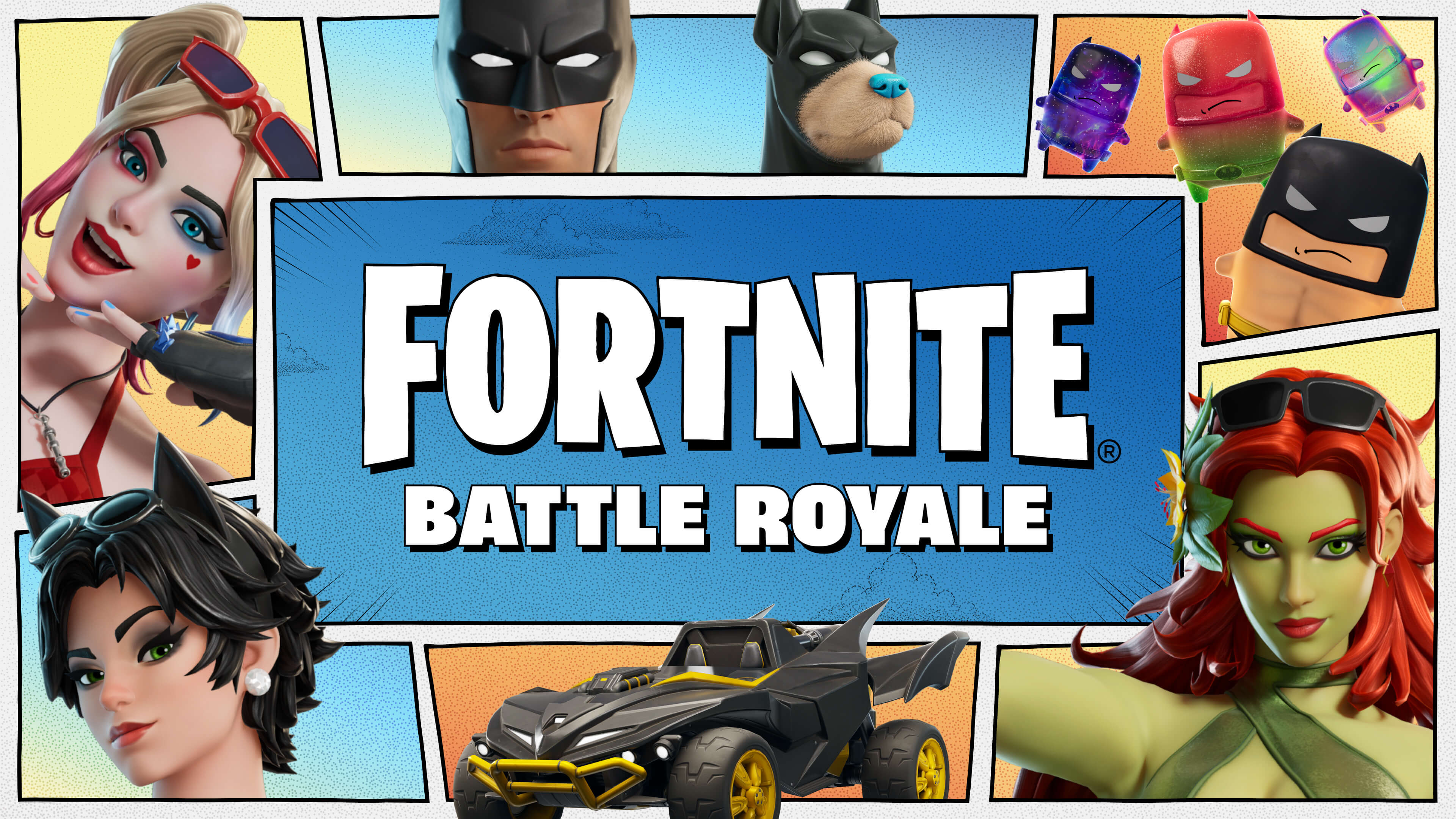 Epic Games Store 德语 Fortnite 商品页渲染的官方 Battle Royale 主视觉
