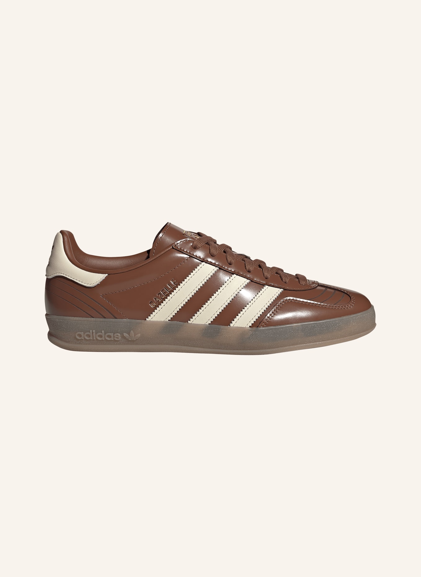 adidas Originals Gazelle Indoor in Braun Gold Ecru