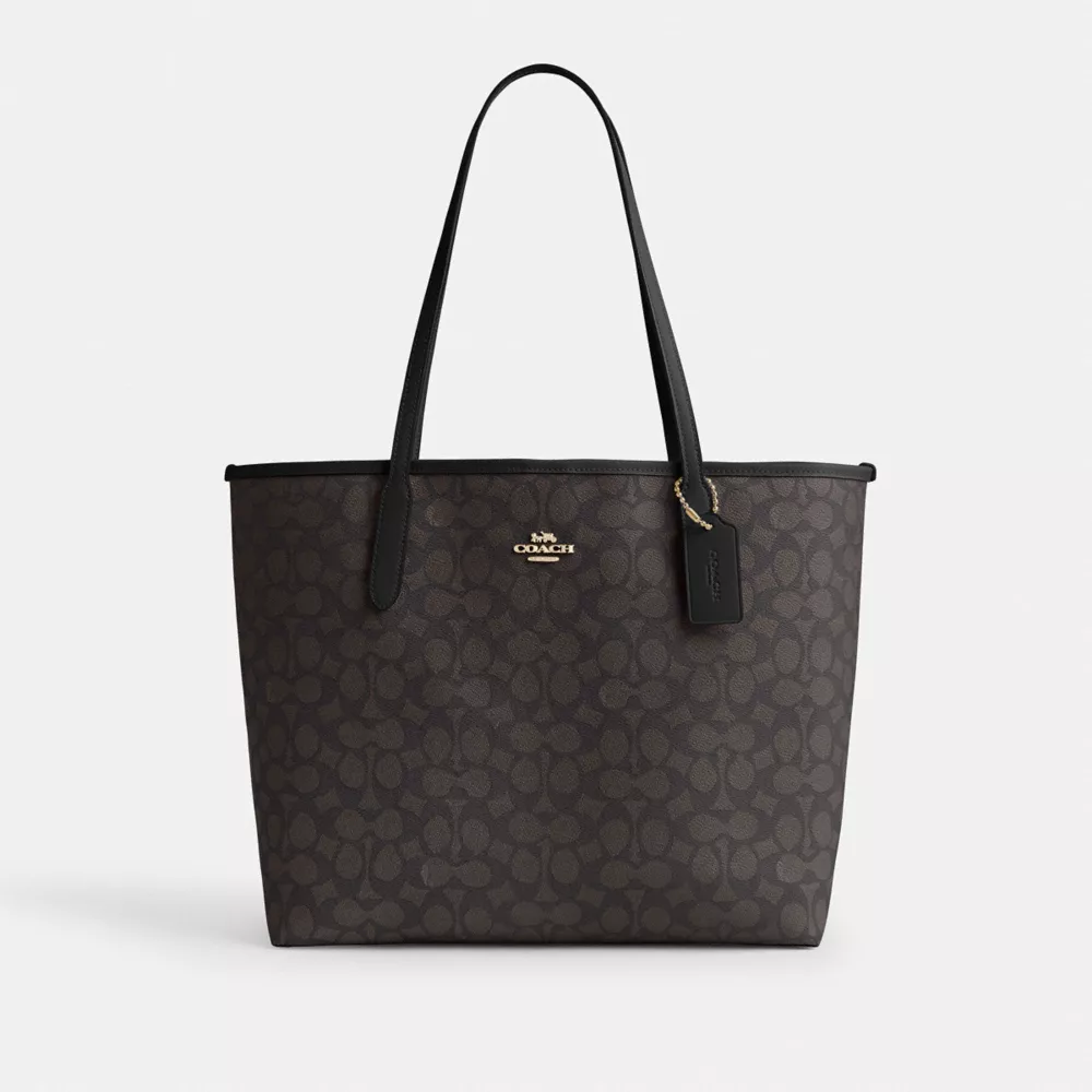 Coach City Tote aus Signature-Canvas
