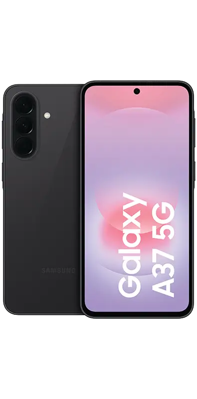 Samsung Galaxy A37 5G 128GB in Awesome Charcoal aus der MediaMarkt Tarifwelt