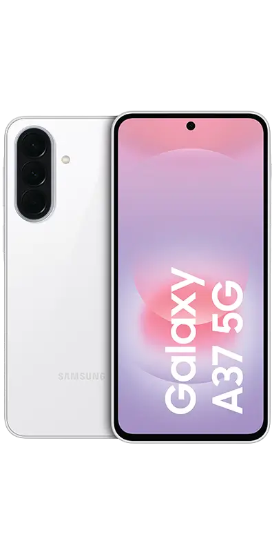 Samsung Galaxy A37 5G 256GB in Awesome White aus der MediaMarkt Tarifwelt