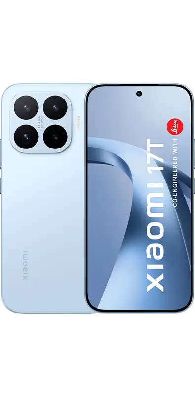Blaues Xiaomi 17T 256GB aus der MediaMarkt Tarifwelt