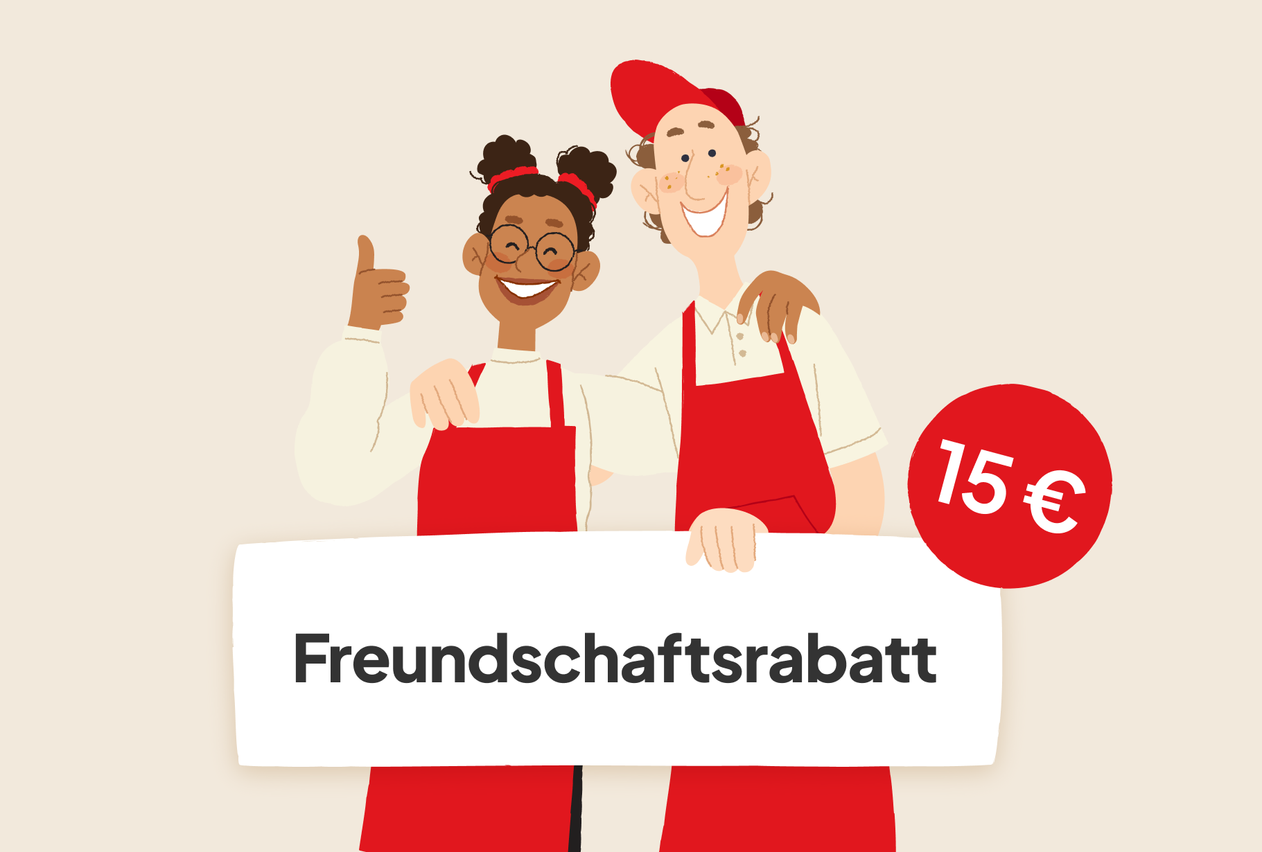 Picnic Freundschaftsrabatt mit je 15 Euro