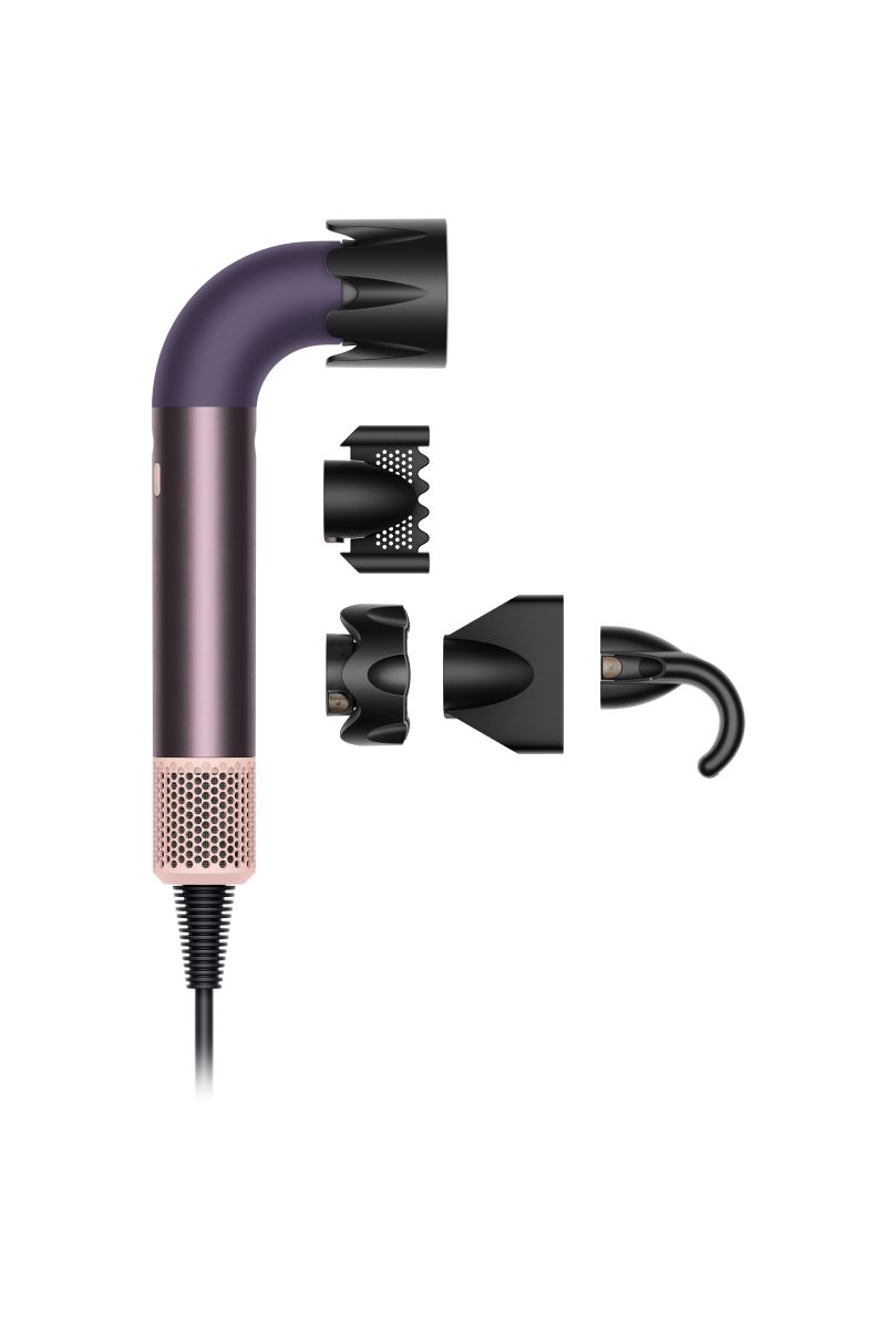 Dyson Supersonic r Straight+Wavy Jasper Plum Hair Dryer 122781-01