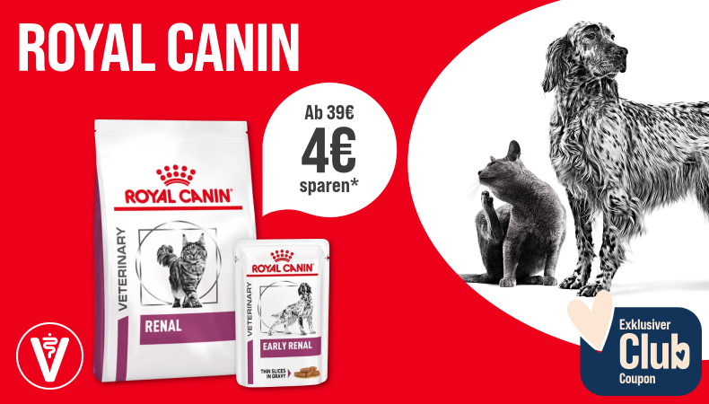 ZooRoyal Club:Royal Canin 宠物食品满 39 EUR 减 4 EUR