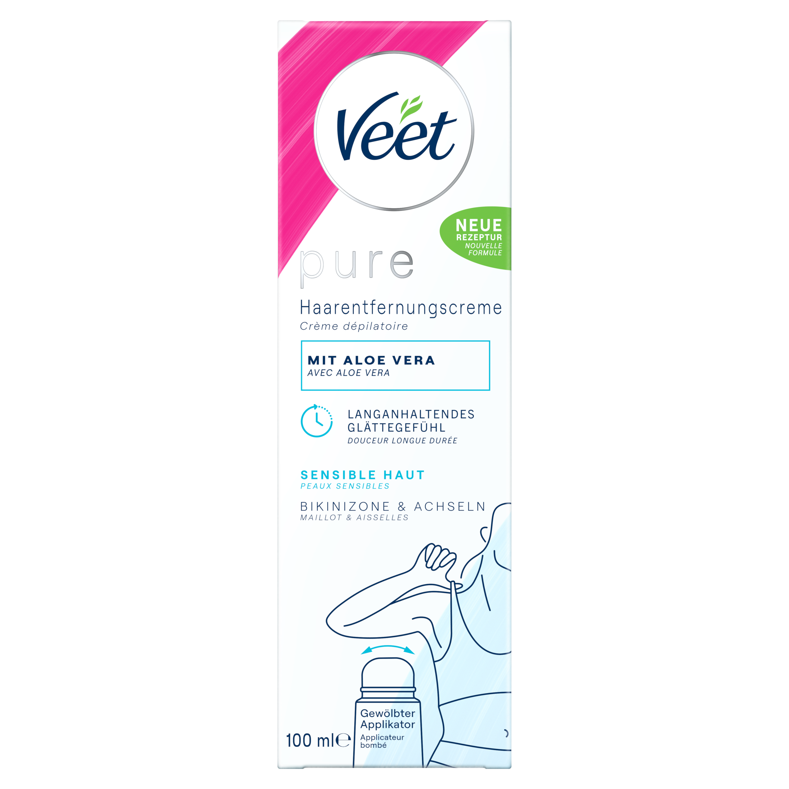 Veet Pure Bikinizone und Achseln 100 ml 脱毛膏