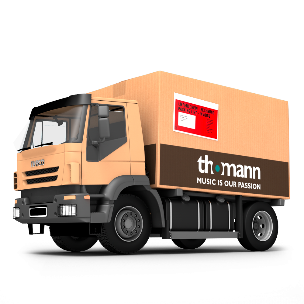 Thomann Versandkosten und Lieferzeiten Illustration