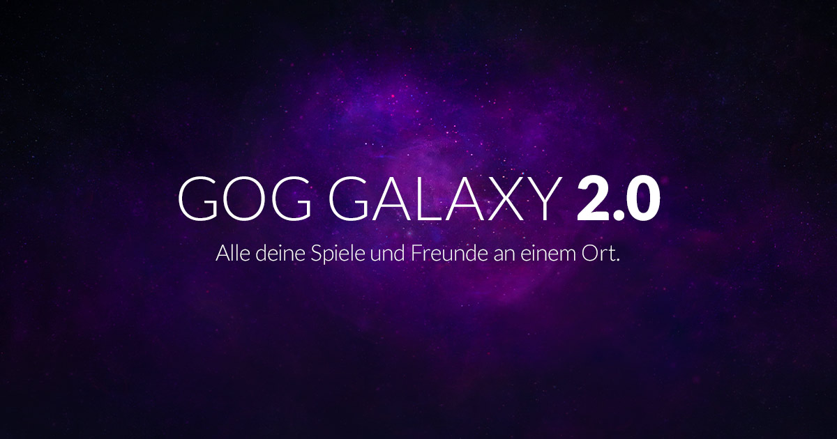 Offizielles deutsches Motiv zu GOG GALAXY 2.0
