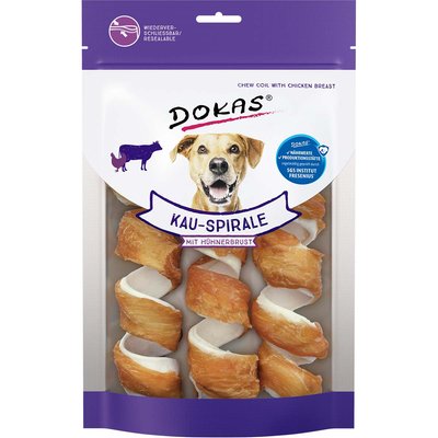 DOKAS Kau-Spirale mit Hühnerbrust 110 g