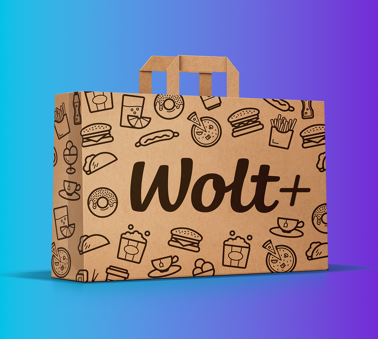 Wolt+ 零配送费官方视觉