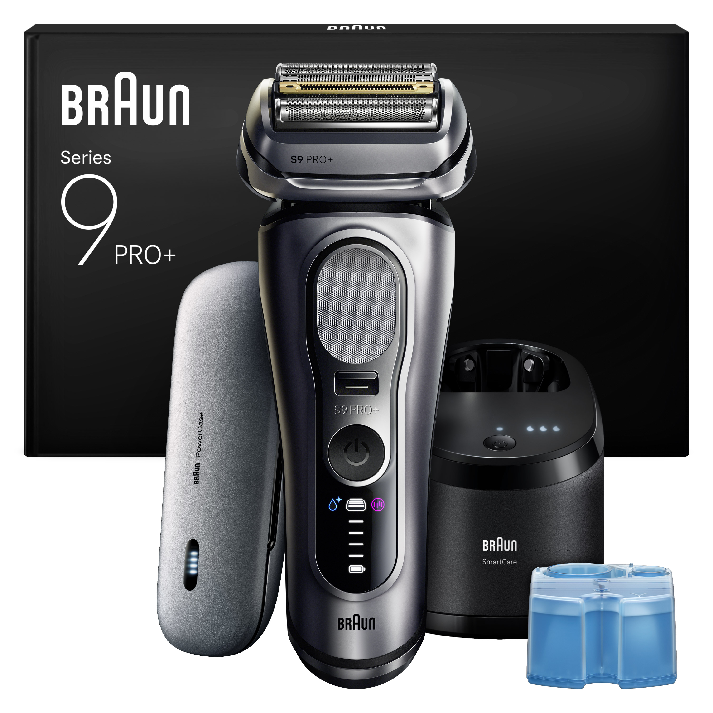 Braun Series 9 Pro+ 9677cce Silver Electric Shaver Set