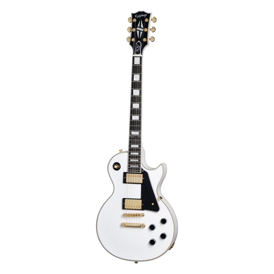 Epiphone Les Paul Custom Alpine White 电吉他 999 EUR，来自 Music Store 每周吉他特价