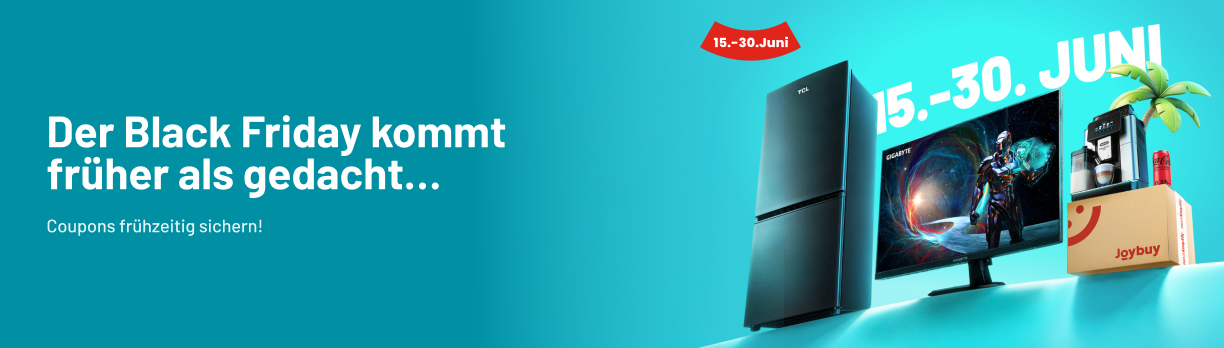 Joybuy Summer Black Friday Aktionsbanner
