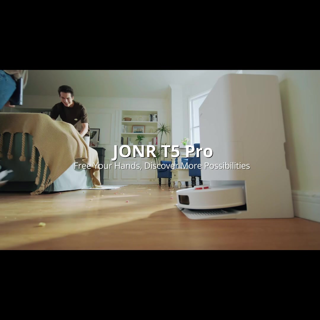 配一体式基站的 JONR T5 Pro 扫拖机器人