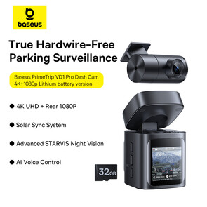 Baseus 4K+1080p 行车记录仪 79.99 EUR,来自 Joybuy Summer Black Friday