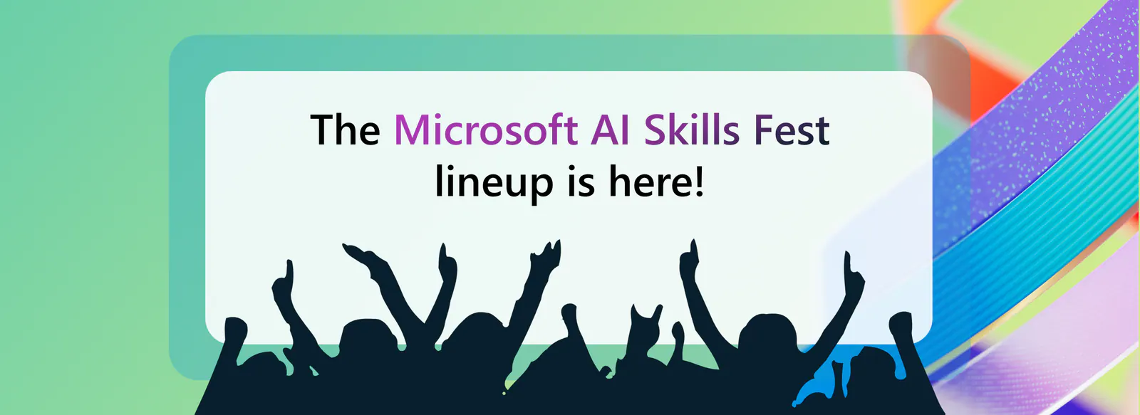 Offizielles Microsoft AI Skills Fest Kampagnenbild