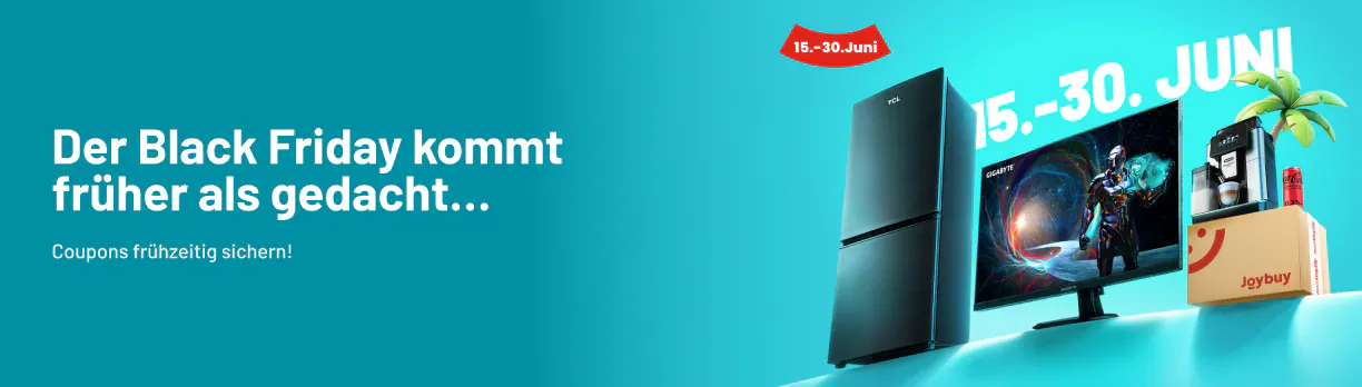 Joybuy Summer Black Friday: Willkommensangebote, Blitzangebote und Top Deals