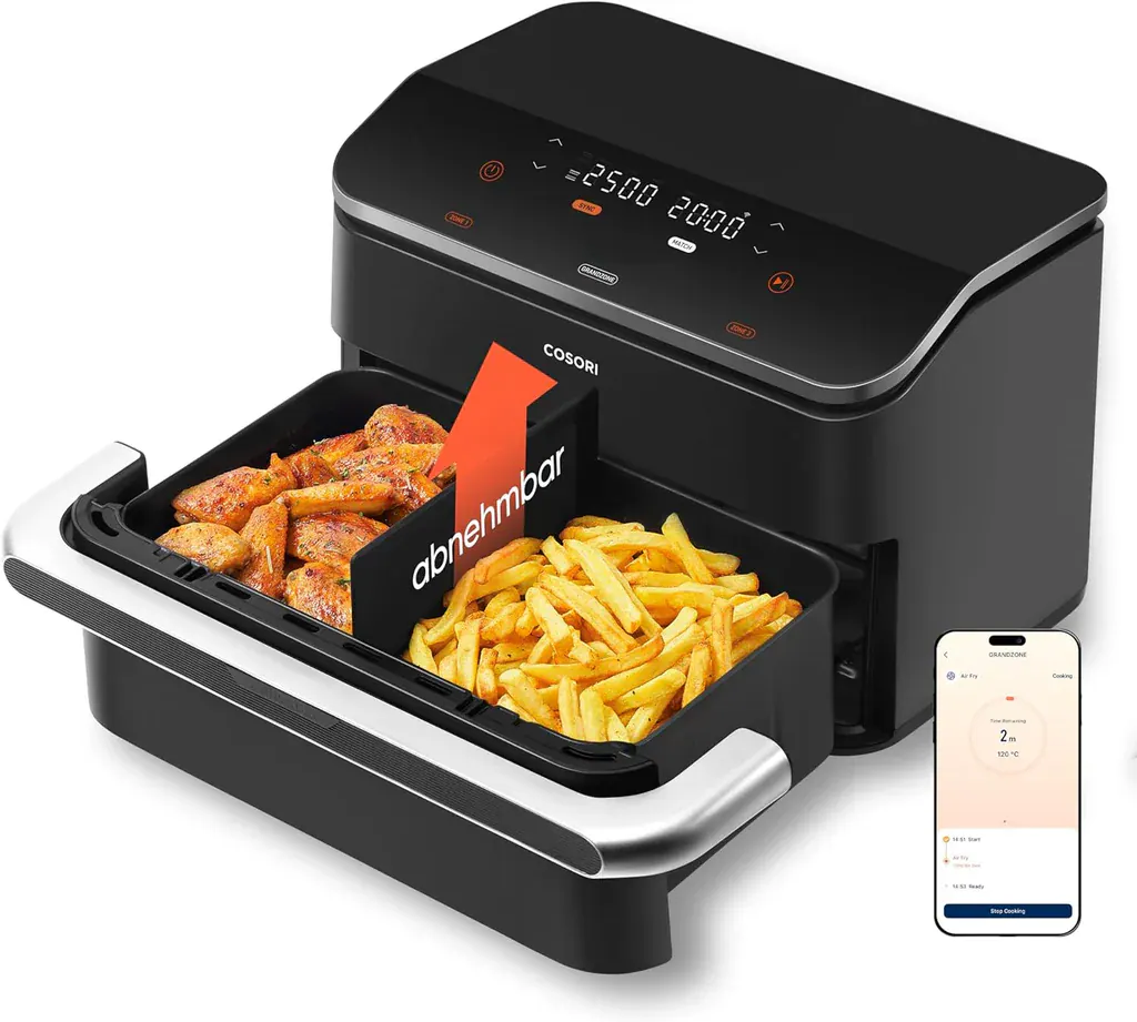 COSORI Dual Blaze TwinFry 10L Black
