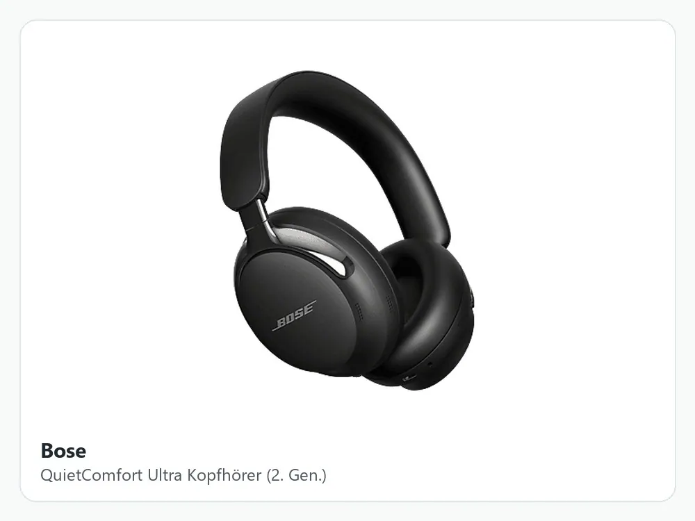 Bose QuietComfort Ultra Headphones 2nd Gen Black