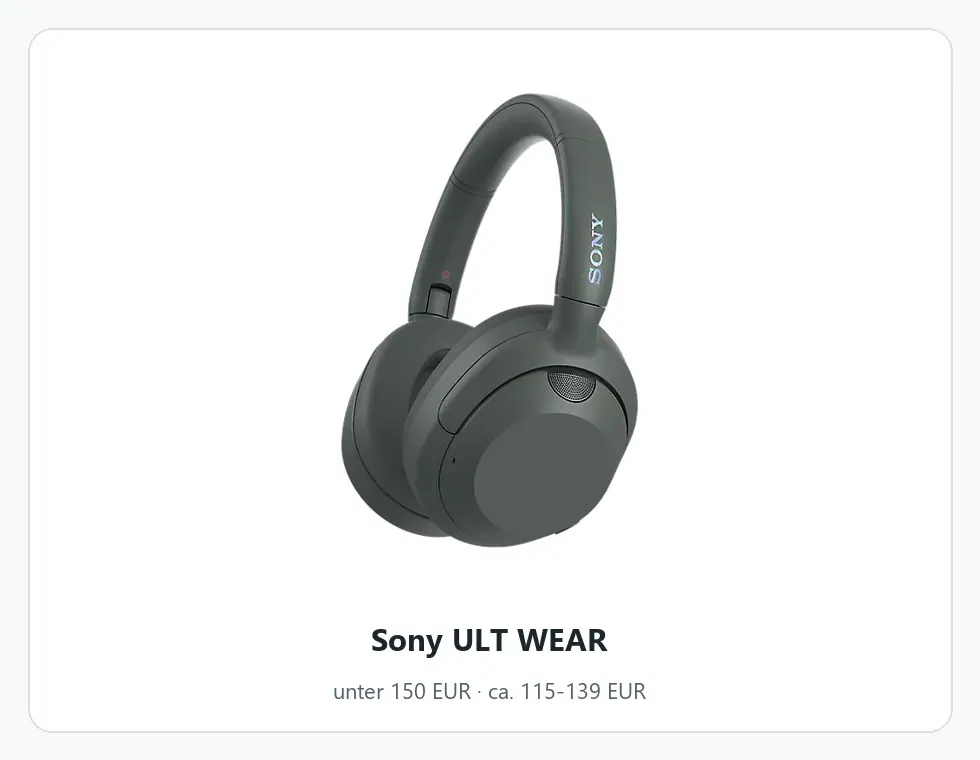 Sony ULT WEAR 头戴降噪耳机