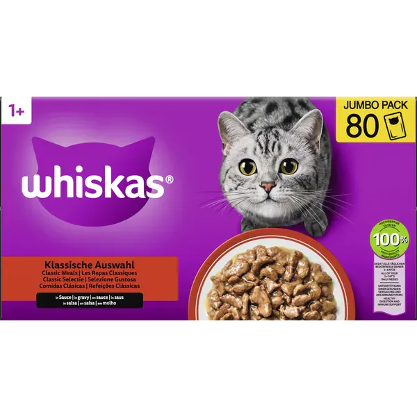 Whiskas Klassische Auswahl in Sauce Jumbo Pack bei ROSSMANN