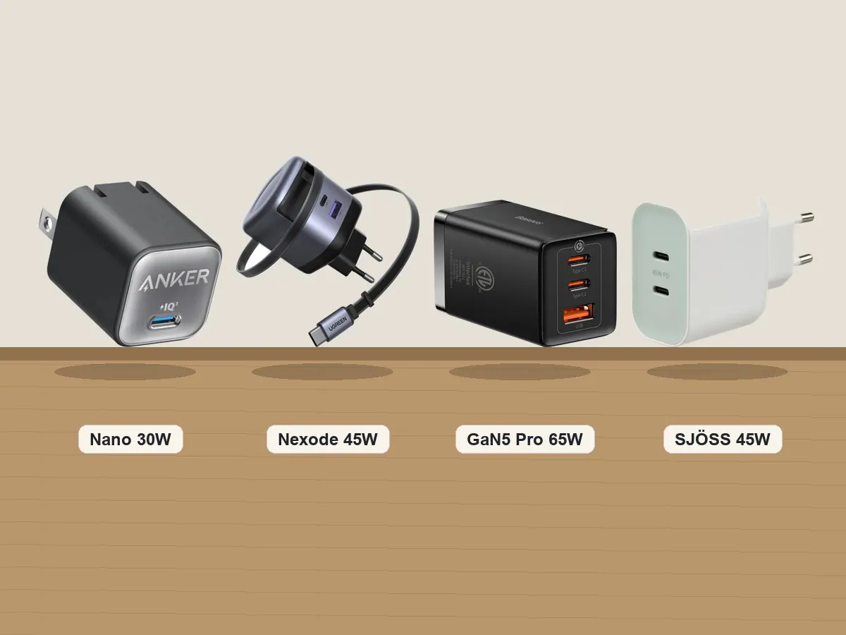 Günstige USB-C-Ladegeräte in Deutschland: Anker, UGREEN, Baseus und IKEA im Vergleich